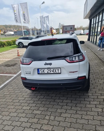 Jeep Cherokee cena 96000 przebieg: 72000, rok produkcji 2019 z Katowice małe 352